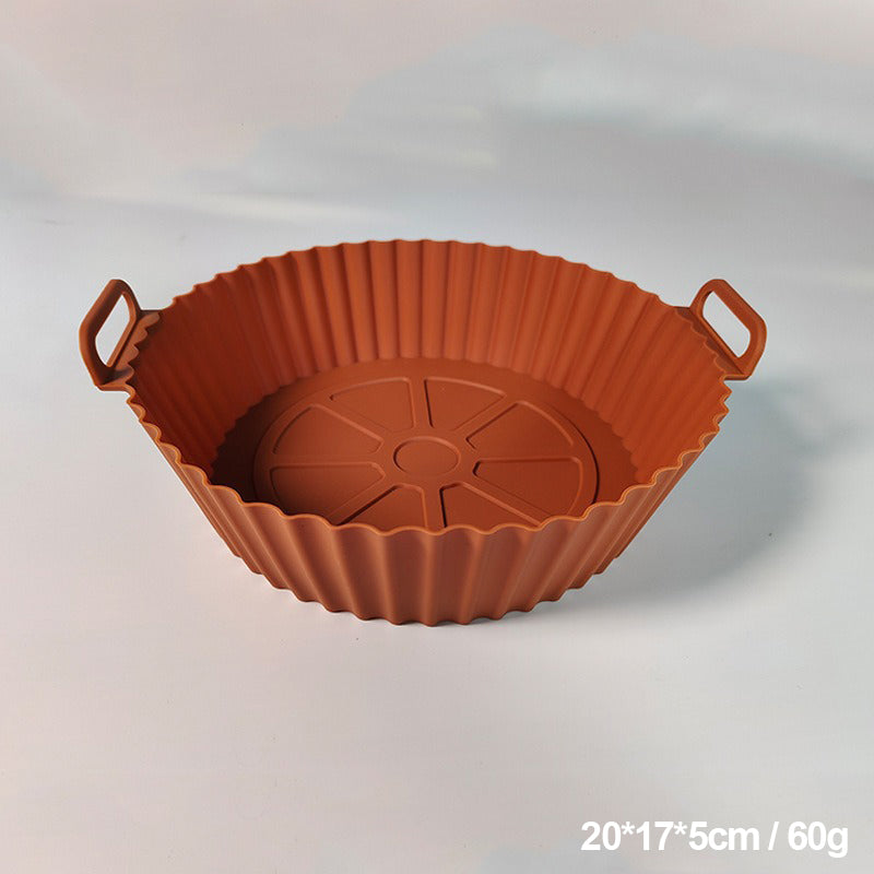 Air Fryer Silicone Baking Tray (Reusable)