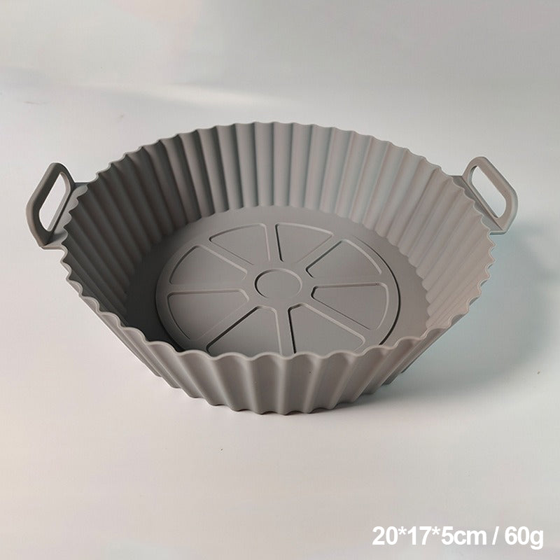 Air Fryer Silicone Baking Tray (Reusable)