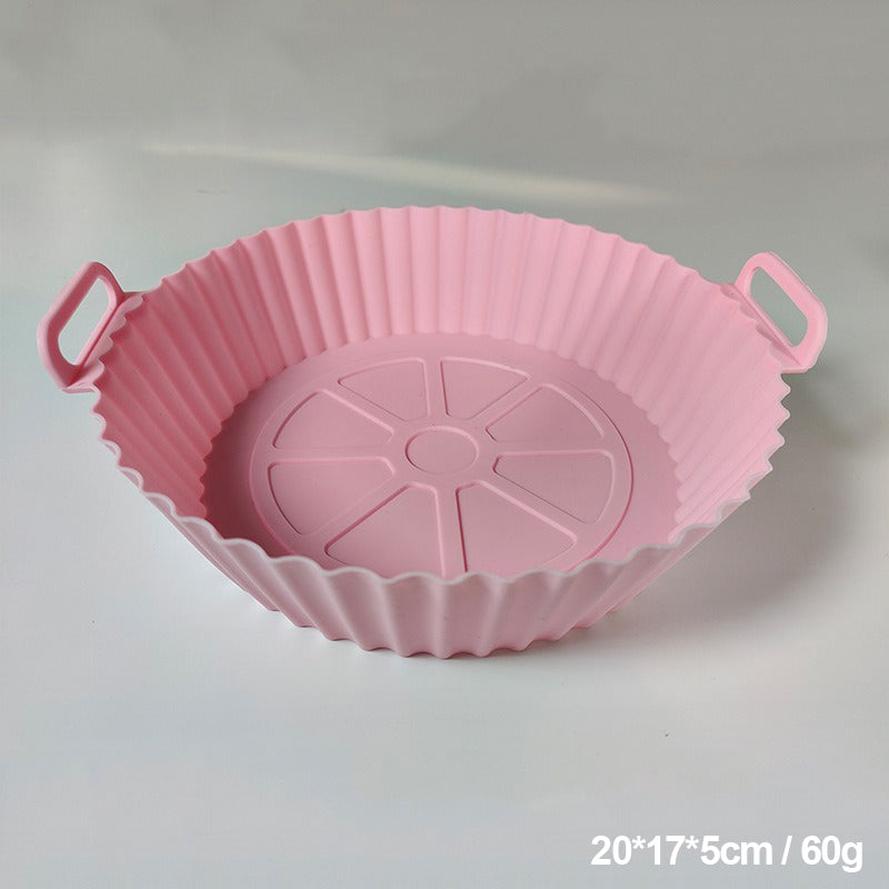 Air Fryer Silicone Baking Tray (Reusable)