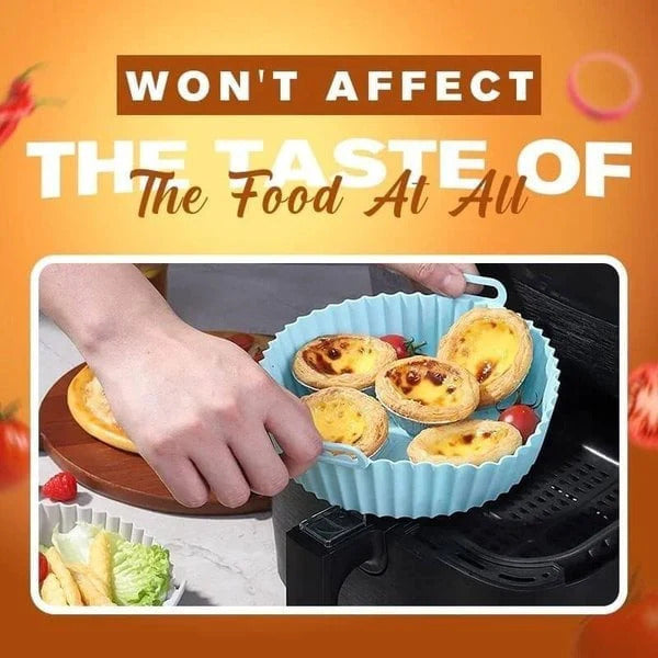Air Fryer Silicone Baking Tray (Reusable)