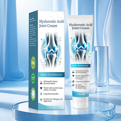 Hyaluronic Acid Joint Cream | Relieves Knee & Joint Pain by up to 87% Within 48 Hours