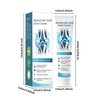 Hyaluronic Acid Joint Cream | Relieves Knee & Joint Pain by up to 87% Within 48 Hours